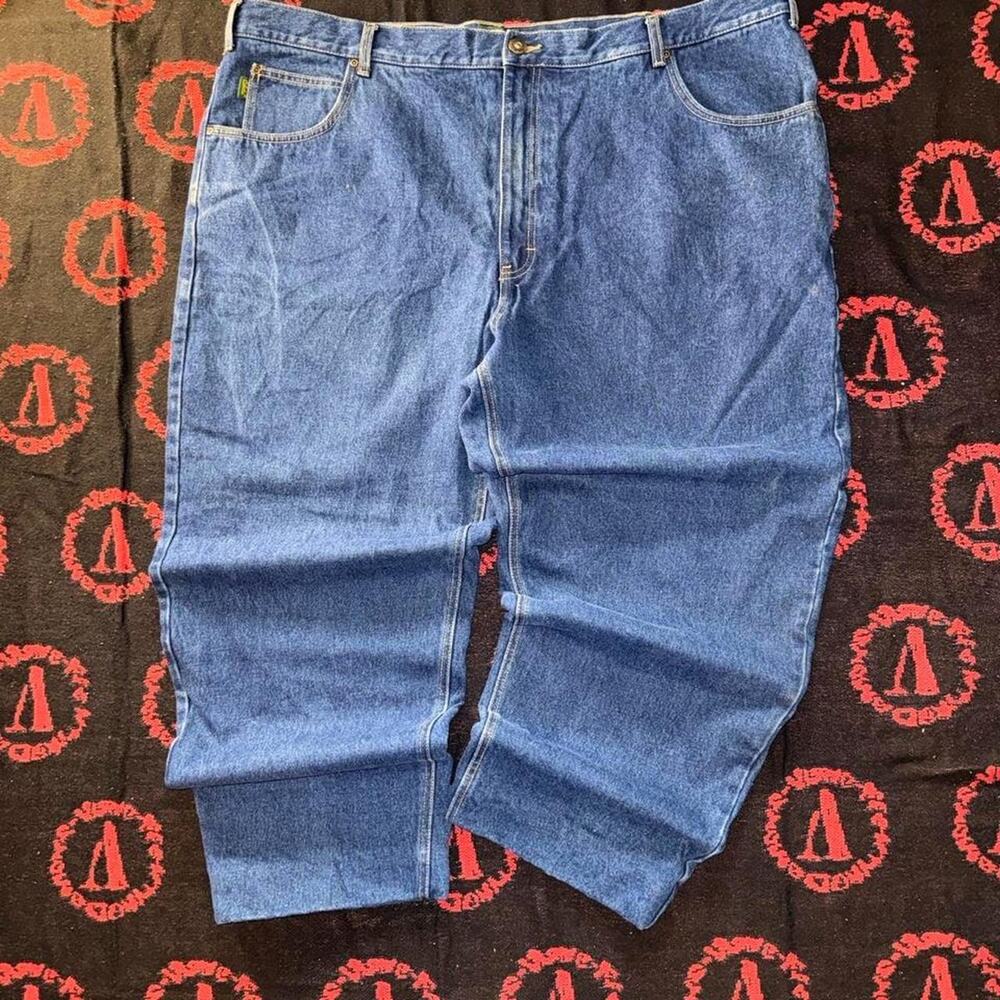 Cabelas blue denim carpenter pants